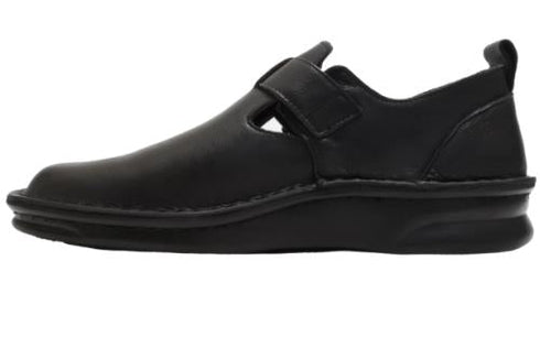 【インコルジェ8005 ブラック】ベルト付カジュアルシューズ